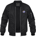 Men's White Castle Lightweight Bomber Jacket Windbreaker Softshell Varsity Jacket