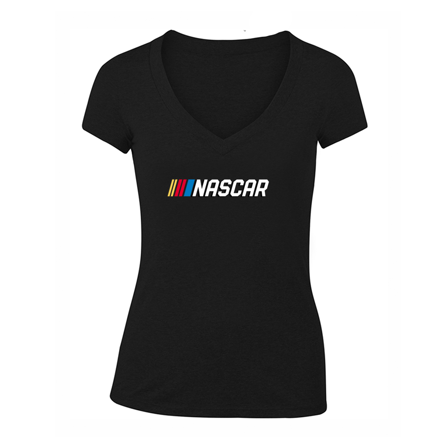 Women's Nascar V-Neck T-Shirt