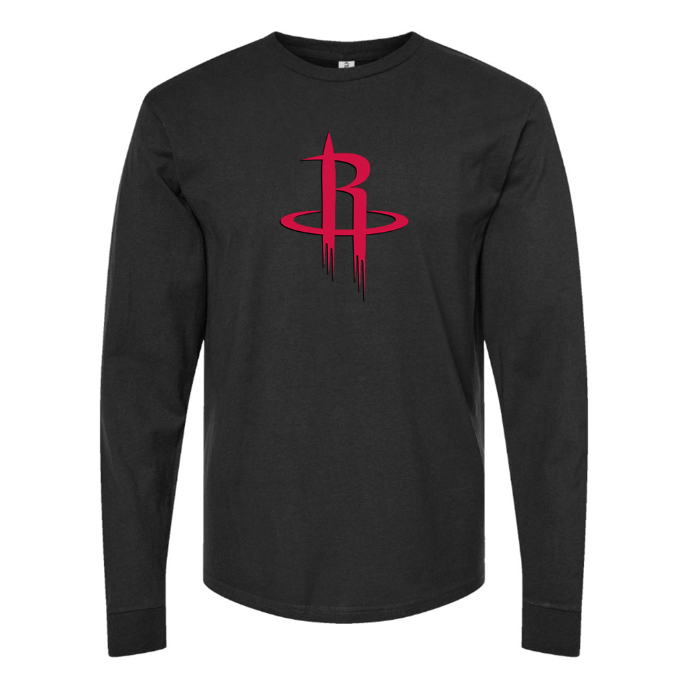 Men's Houston Rockets Long sleeves T-Shirt