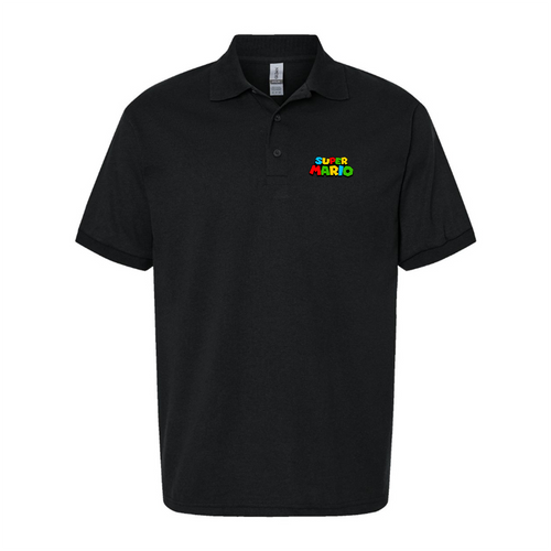 Men's Super Mario Dry Blend Polo – men's dry blend polo | TeesCustomize
