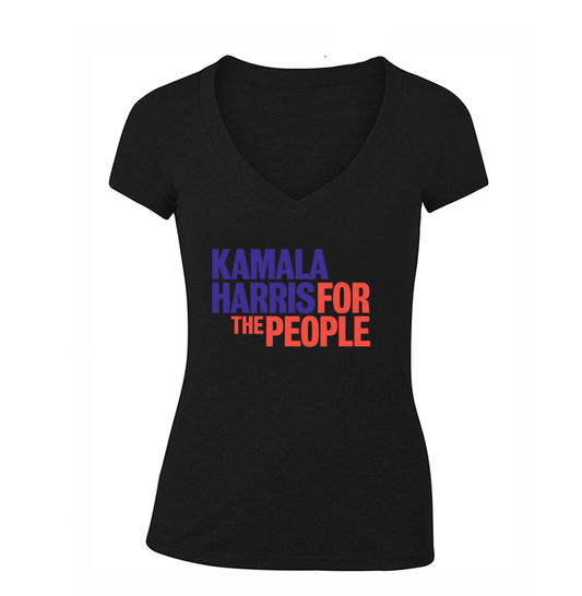 Women's Kamal Harris For The People 2025 V Neck T-Shirt