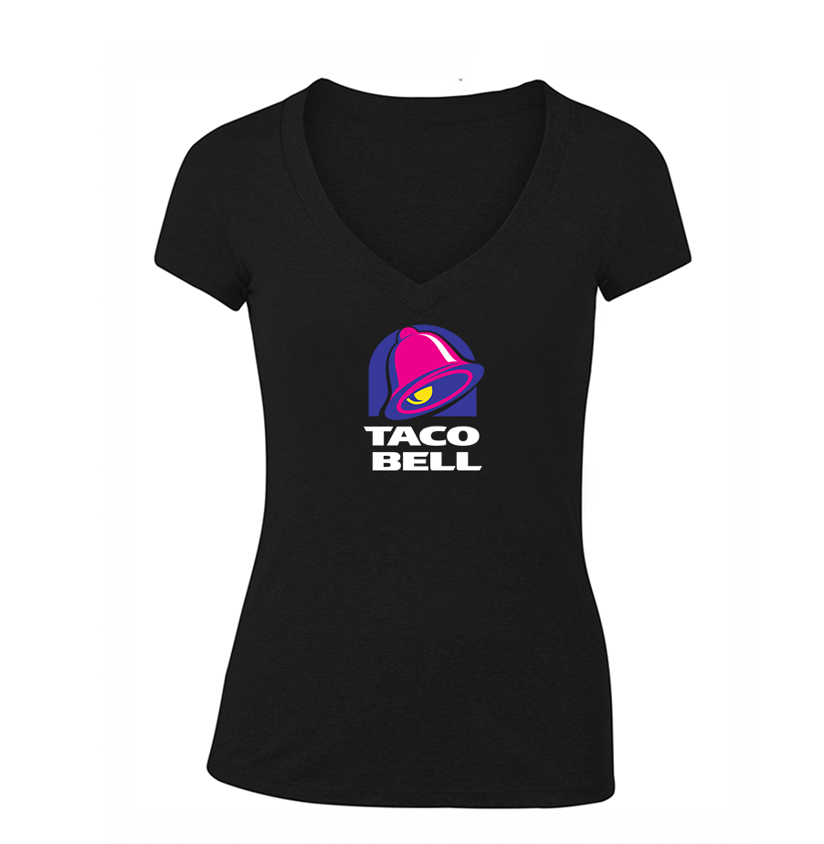 Women's Taco Bell  V Neck T-Shirt