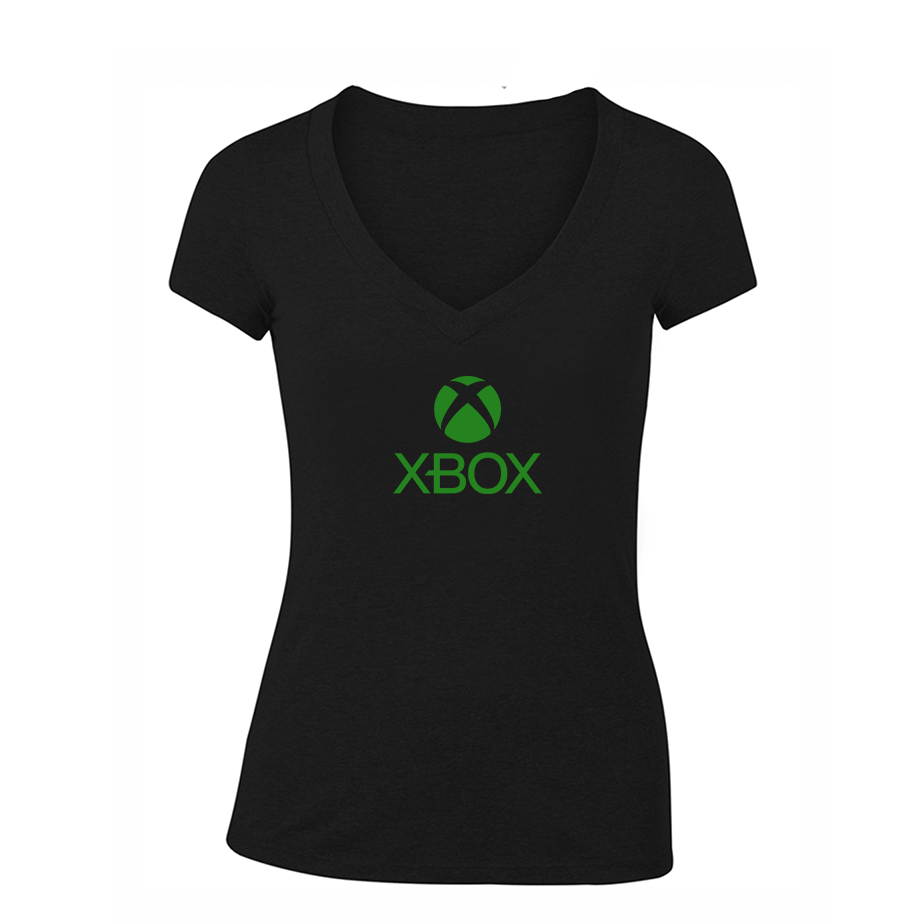 Women's X Box Gaming V-Neck T-Shirt