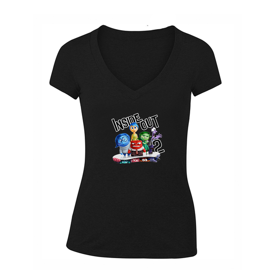 Women's Inside Out 2  V-Neck T-Shirt