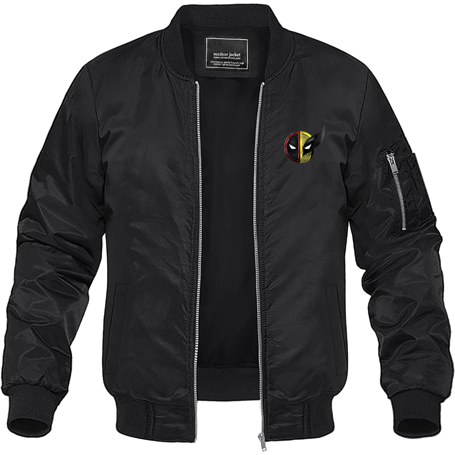Men's Deadpool & Wolverine Lightweight Bomber Jacket Windbreaker Softshell Varsity Jacket Coat – men's lightweight bomber jacket | TeesCustomize