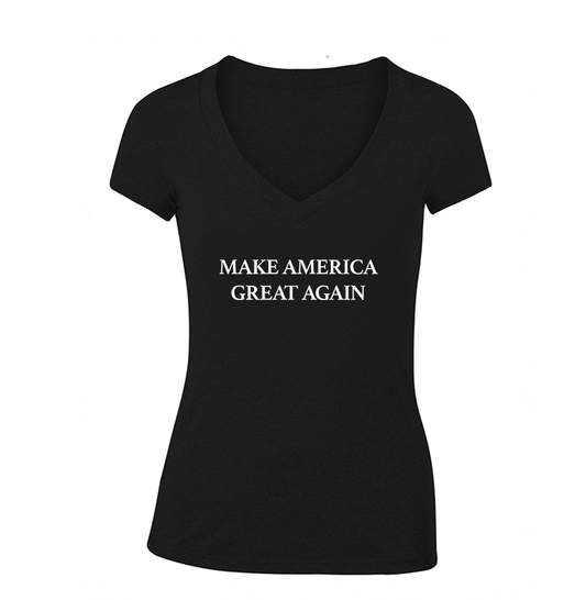 Women's Make America Great Again V Neck T-Shirt