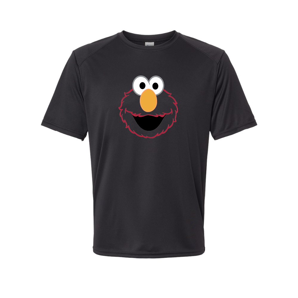 Men's Sesame Street Elmo Face Performance T-Shirt