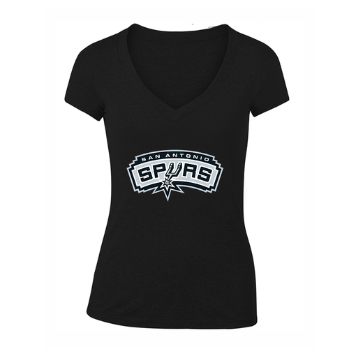 Women's San Antonio Spurs V Neck T-Shirt