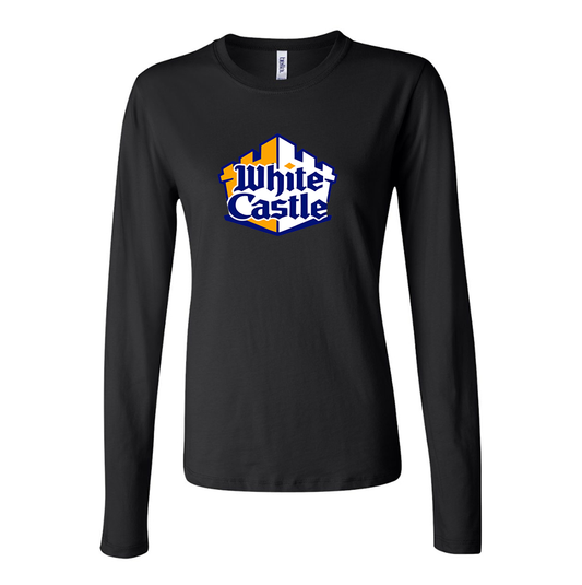 Women's White Castle Long Sleeve T-Shirt