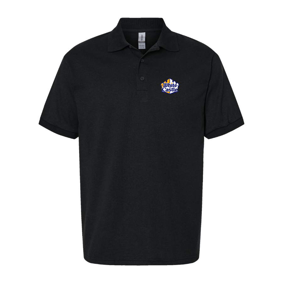 Men's White Castle Dry Blend Polo