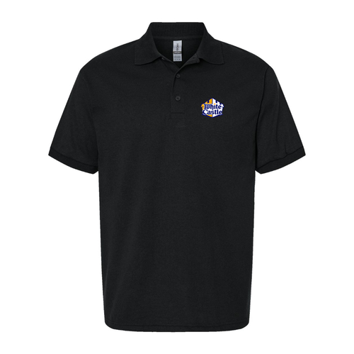 Men's White Castle Dry Blend Polo Polo Shirt