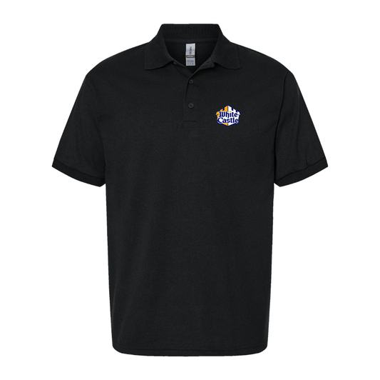 Men's White Castle Dry Blend Polo