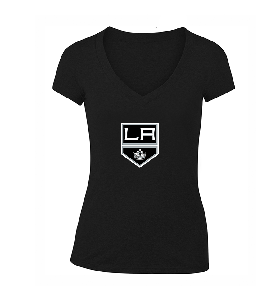 Women's NHL - Los Angeles Kings V-Neck T-Shirt