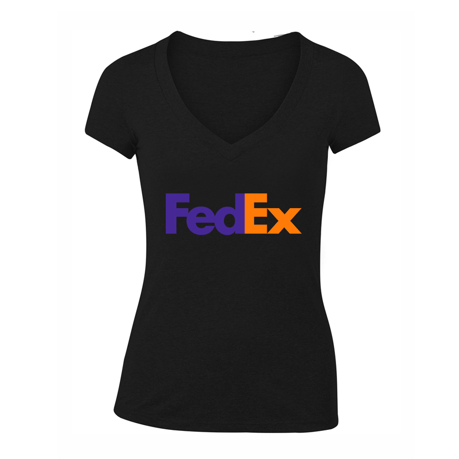 Women's FedEx V Neck T-Shirt