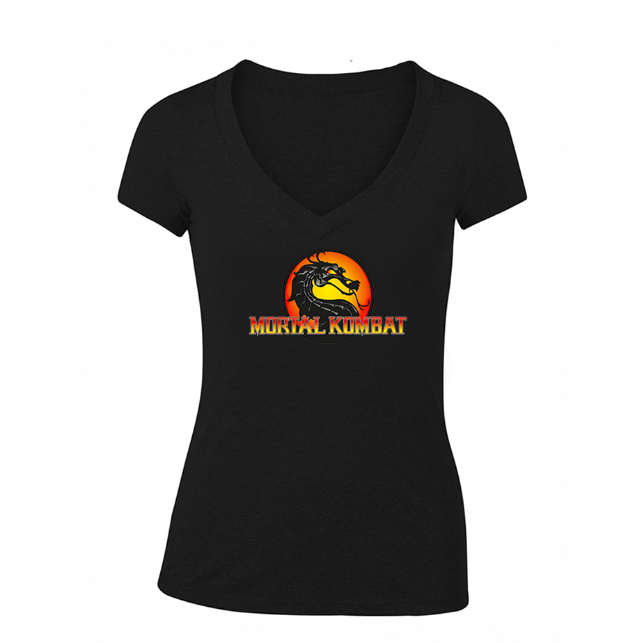 Women's  Mortal Kombat V Neck T-Shirt