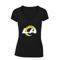 Women's Los Angeles Rams V-Neck T-Shirt