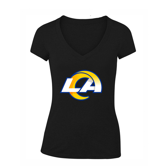 Women's Los Angeles Rams V-Neck T-Shirt