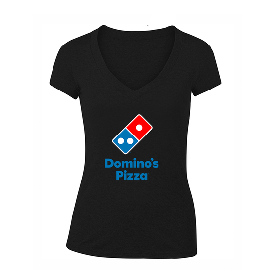 Women's Domino's Pizza V Neck T-Shirt