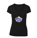 Women's White Castle V Neck T Shirt – Tee