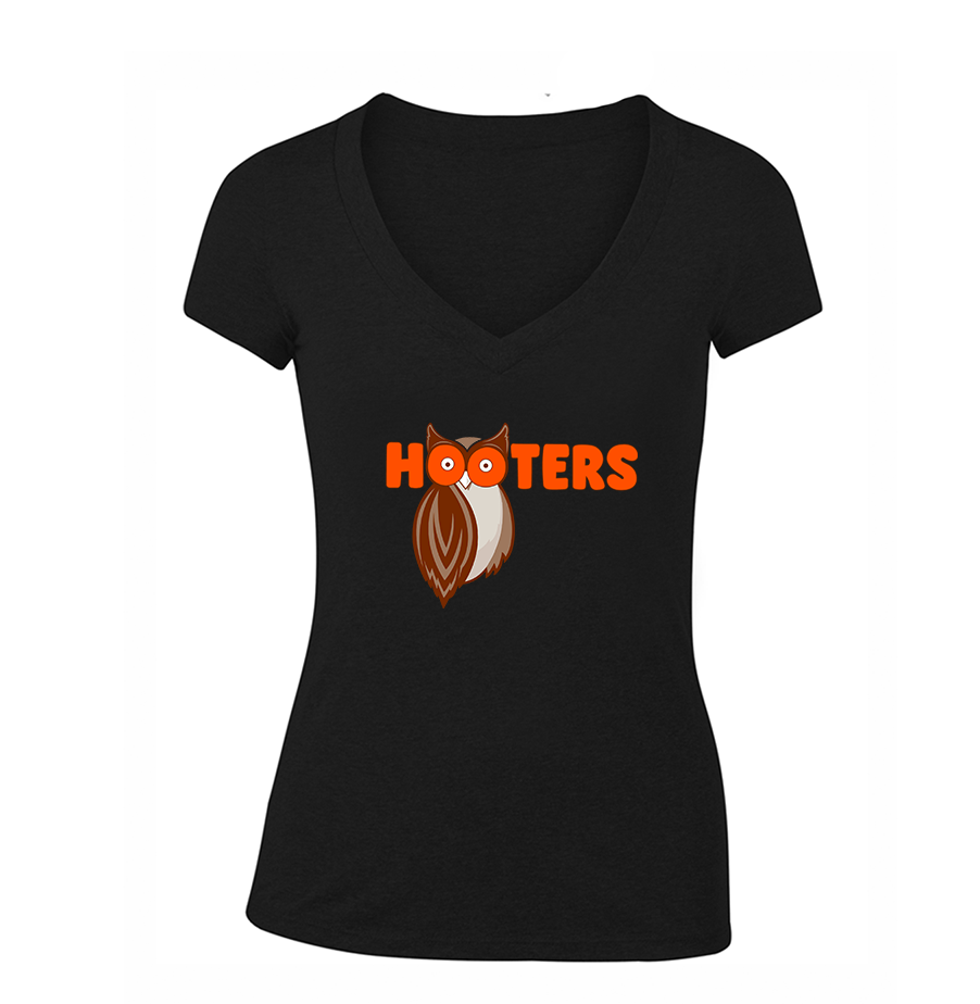 Women's Hooters V Neck T-Shirt