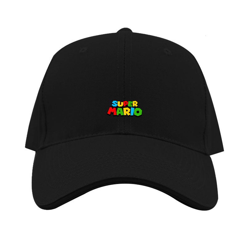 Super Mario Dad Baseball Cap Hat – Embroidered Fan Hat | TeesCustomize