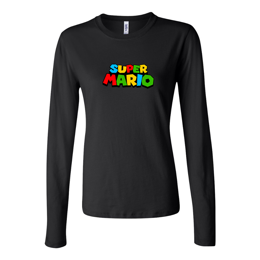 Women's Super Mario Long Sleeve T-Shirt