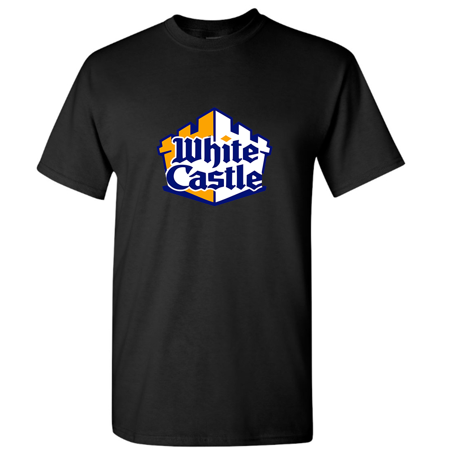 Men's White Castle Cotton T-Shirt
