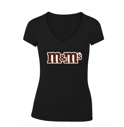 Women's M&M_s  V Neck T-Shirt