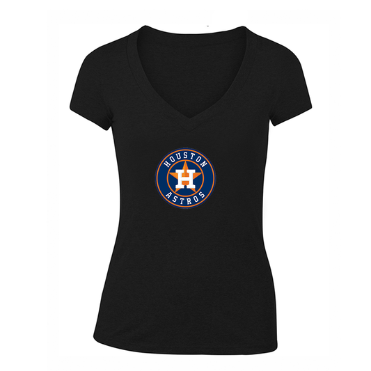 NBA Women's Houston Astros V-Neck T-Shirt