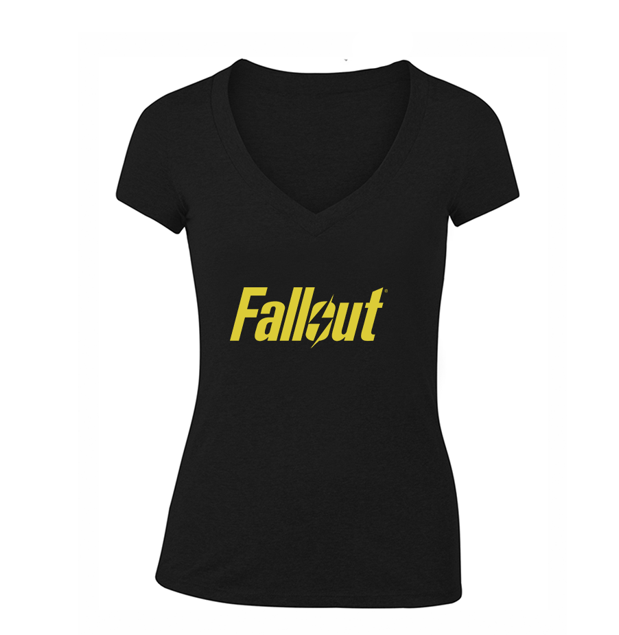 Women's Fallout V Neck T-Shirt