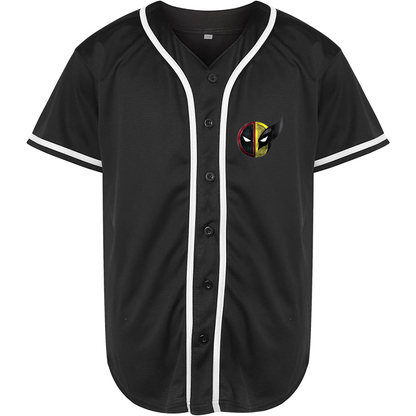 Men's Deadpool & Wolverine Baseball Jersey