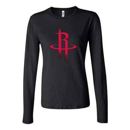 Women's Houston Rockets Long Sleeve T-Shirt