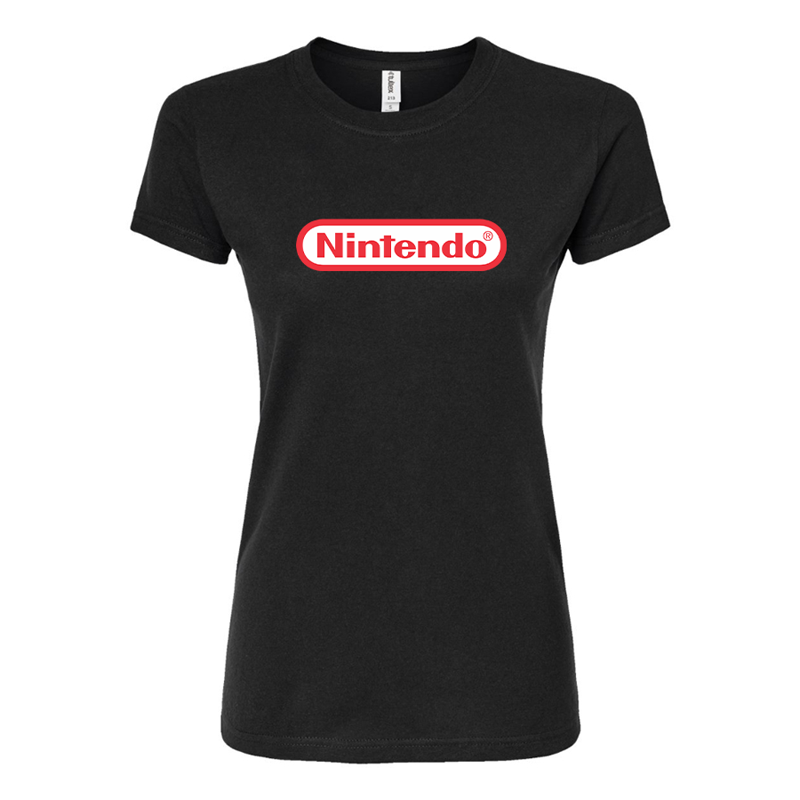 Women's Nintendo Round Neck T-Shirt