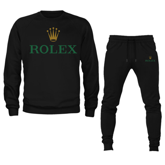 Unisex Rolex Crewneck Sweatshirt Joggers Suit