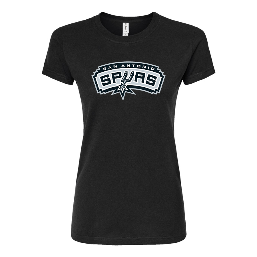 Women's San Antonio Spurs Round Neck T-Shirt