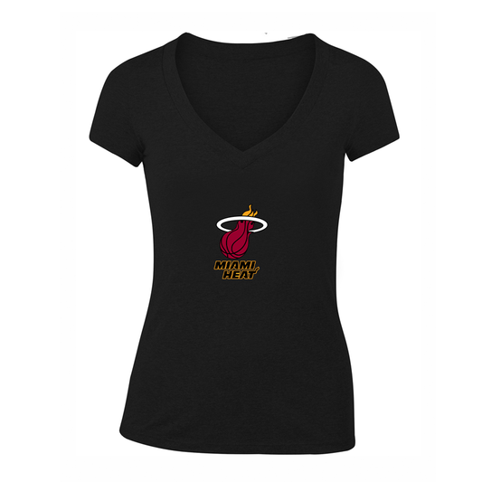 Women's Miami Heat V Neck T-Shirt