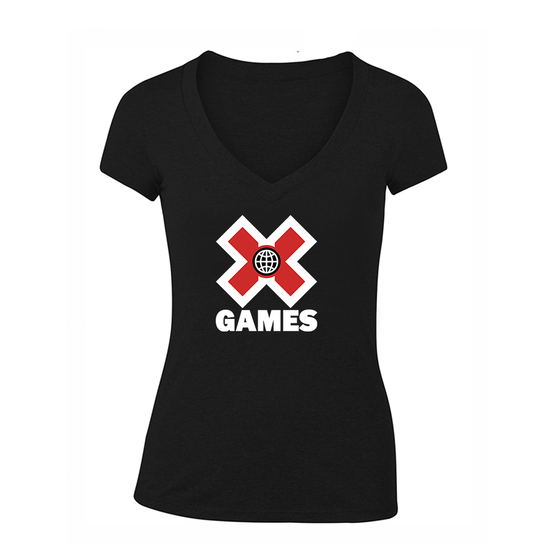 Women's The X Games V Neck T-Shirt