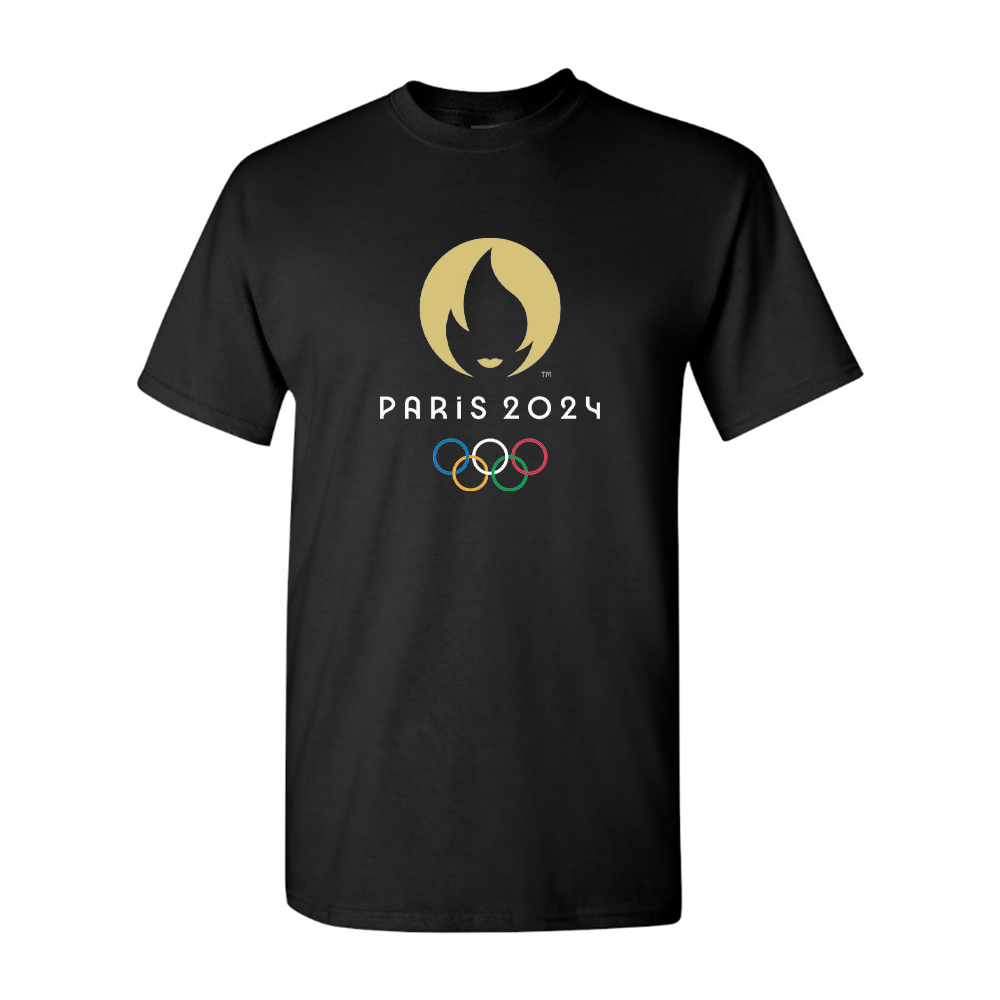 Youth New Olympics 2024 Paris Logo Cotton T-Shirt