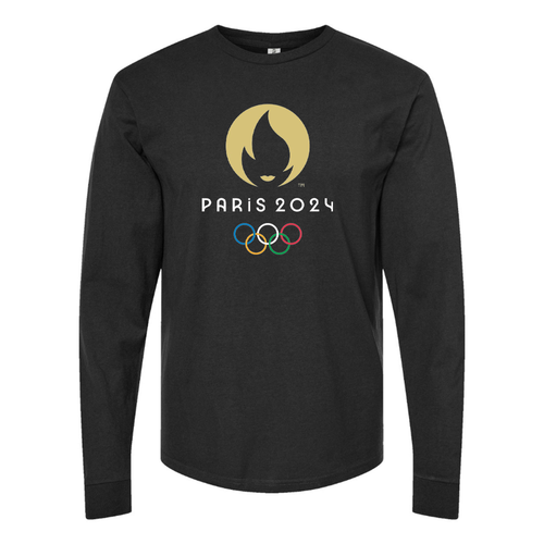 Men's New Olympics 2024 Paris Logo Long sleeves T-Shirt