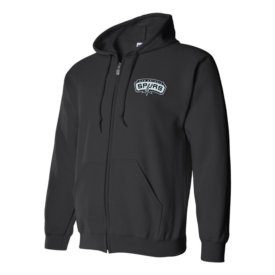 Men's San Antonio Spurs Zipper  Hoodie