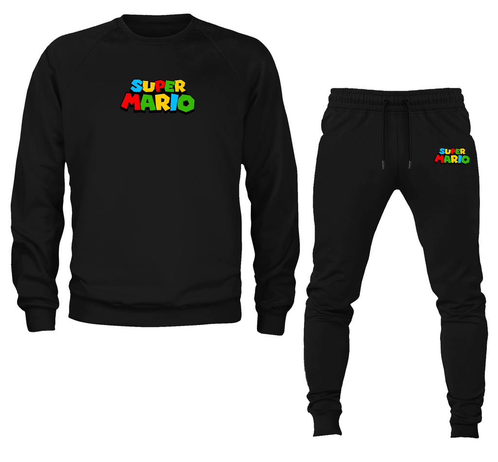 Unisex Super Mario Crewneck Sweatshirt Joggers Suit – unisex crewneck set | TeesCustomize