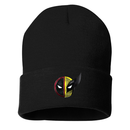 Deadpool & Wolverine Beanie Hat – Embroidered Fan Hat | TeesCustomize