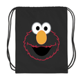 Sesame Street Elmo Face Drawstring Bag
