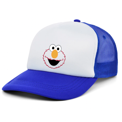 Sesame Street Elmo Face Dad Trucker Hat