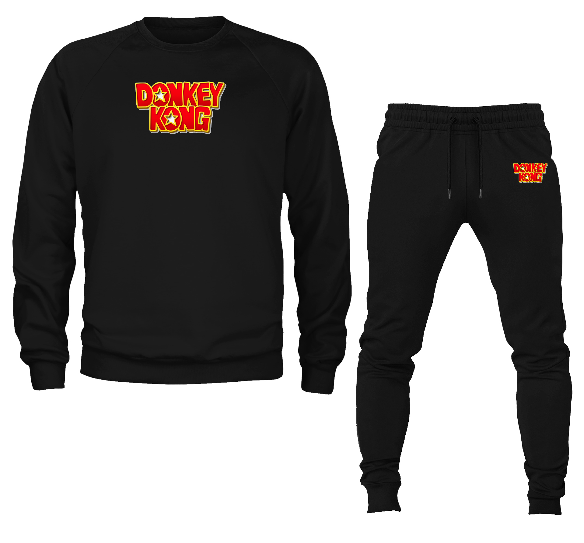 Unisex Donkey Kong Crewneck Sweatshirt Joggers Suit – unisex crewneck set | TeesCustomize