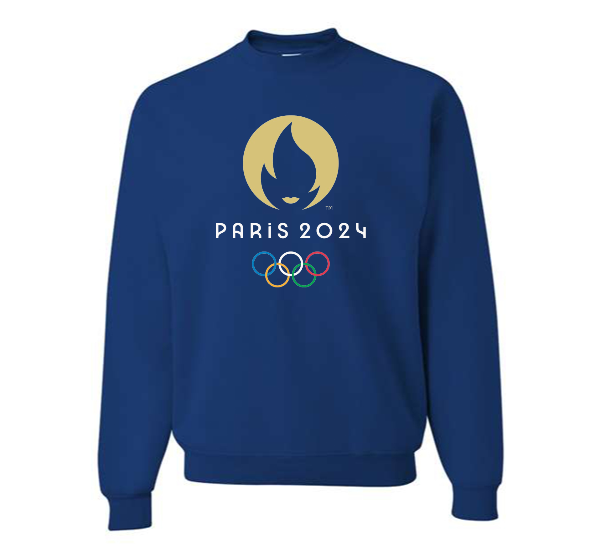 Men's New Olympics 2024 Paris Logo Crewneck Sweatshirt