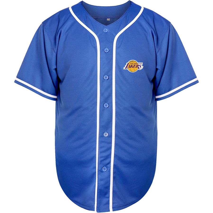 Men's Los Angeles Lakers Baseball Jersey