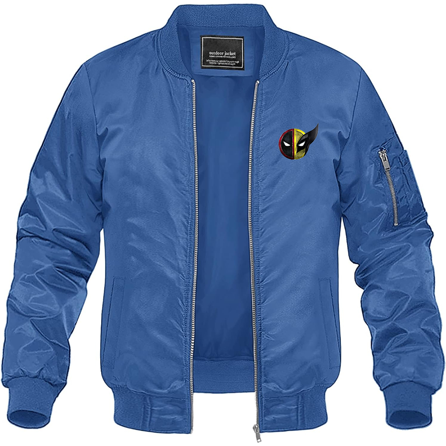 Men's Deadpool & Wolverine Lightweight Bomber Jacket Windbreaker Softshell Varsity Jacket Coat – men's lightweight bomber jacket | TeesCustomize