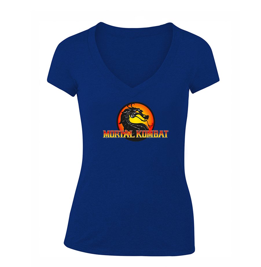 Women's  Mortal Kombat V Neck T-Shirt