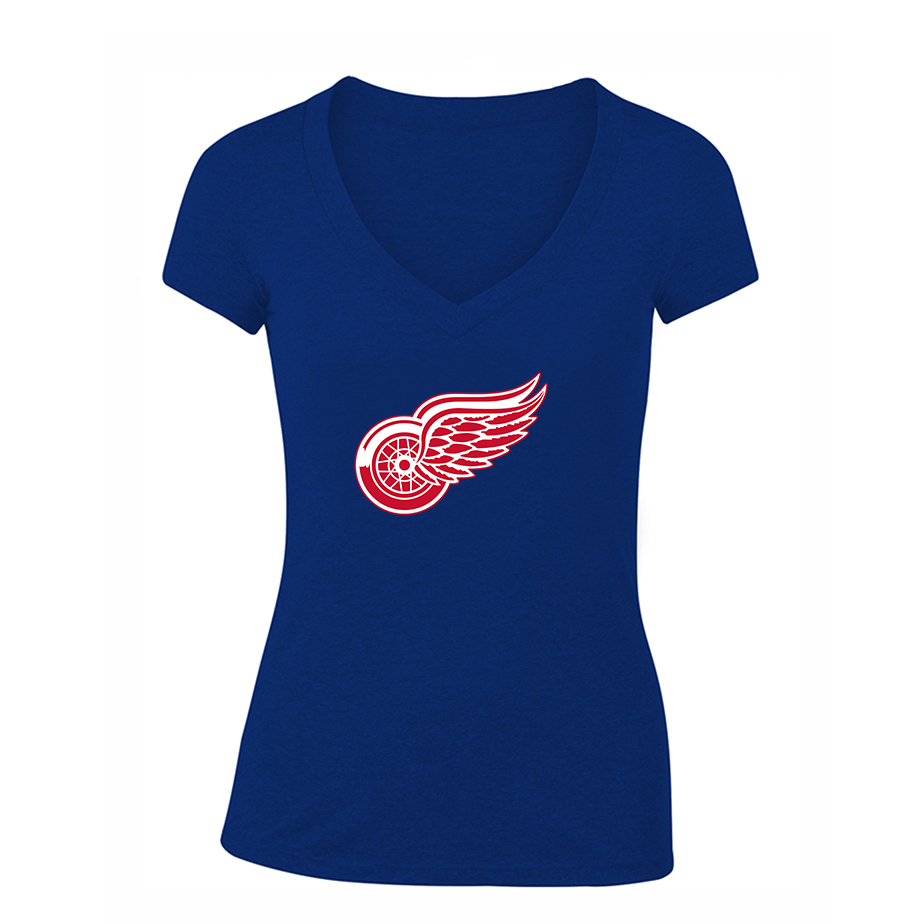 Women's NHL - Detroit Red Wings V-Neck T-Shirt